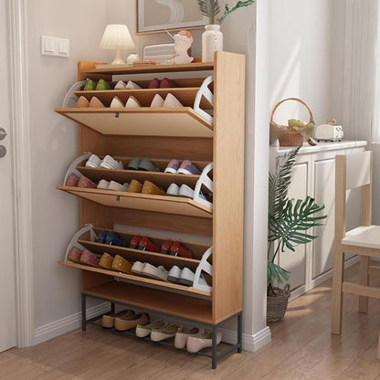 Wooden Shoe Cabinet