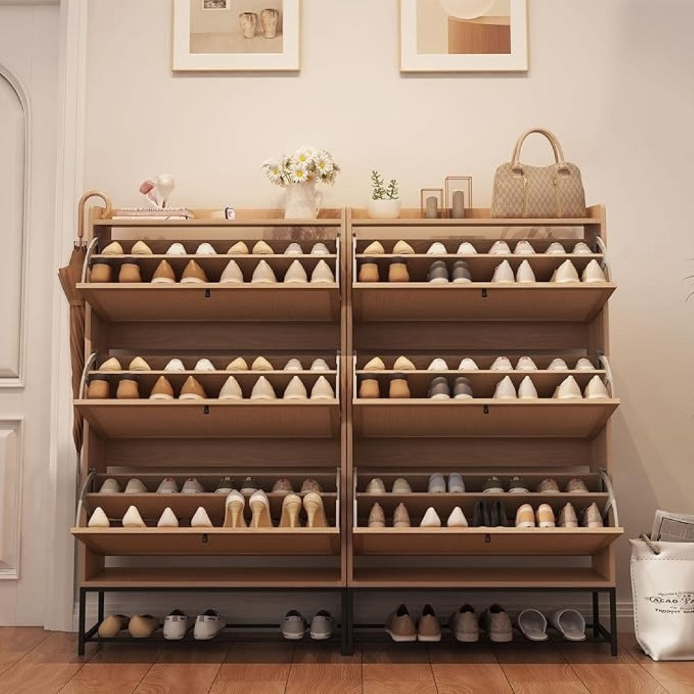 Wooden Shoe Cabinet