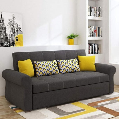 3 Seater Rectangular Shape Sofa Cum Bed for Living Room