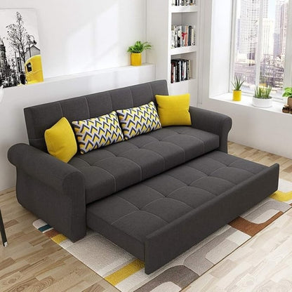 3 Seater Rectangular Shape Sofa Cum Bed for Living Room