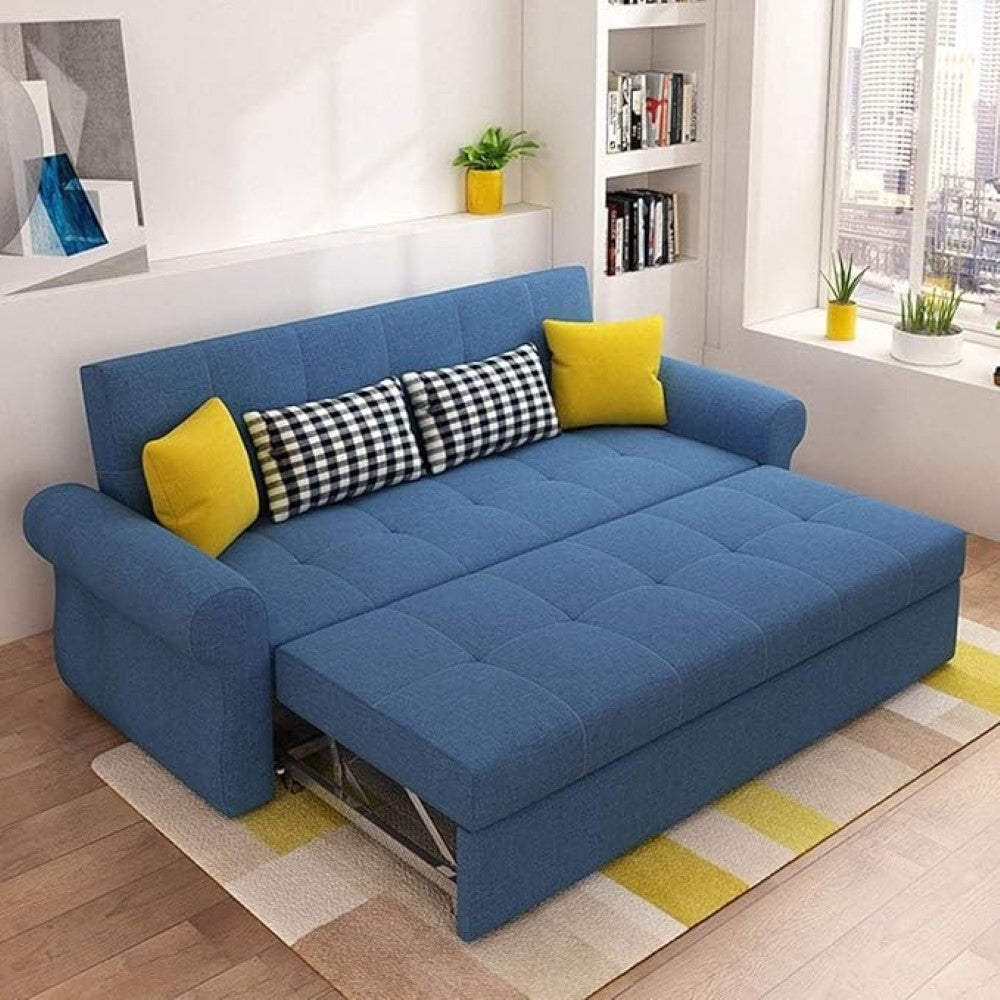 3 Seater Rectangular Shape Sofa Cum Bed for Living Room