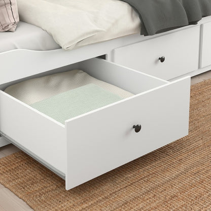 Day-bed frame with 3 drawers