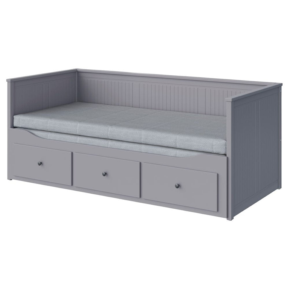 Day-bed frame with 3 drawers