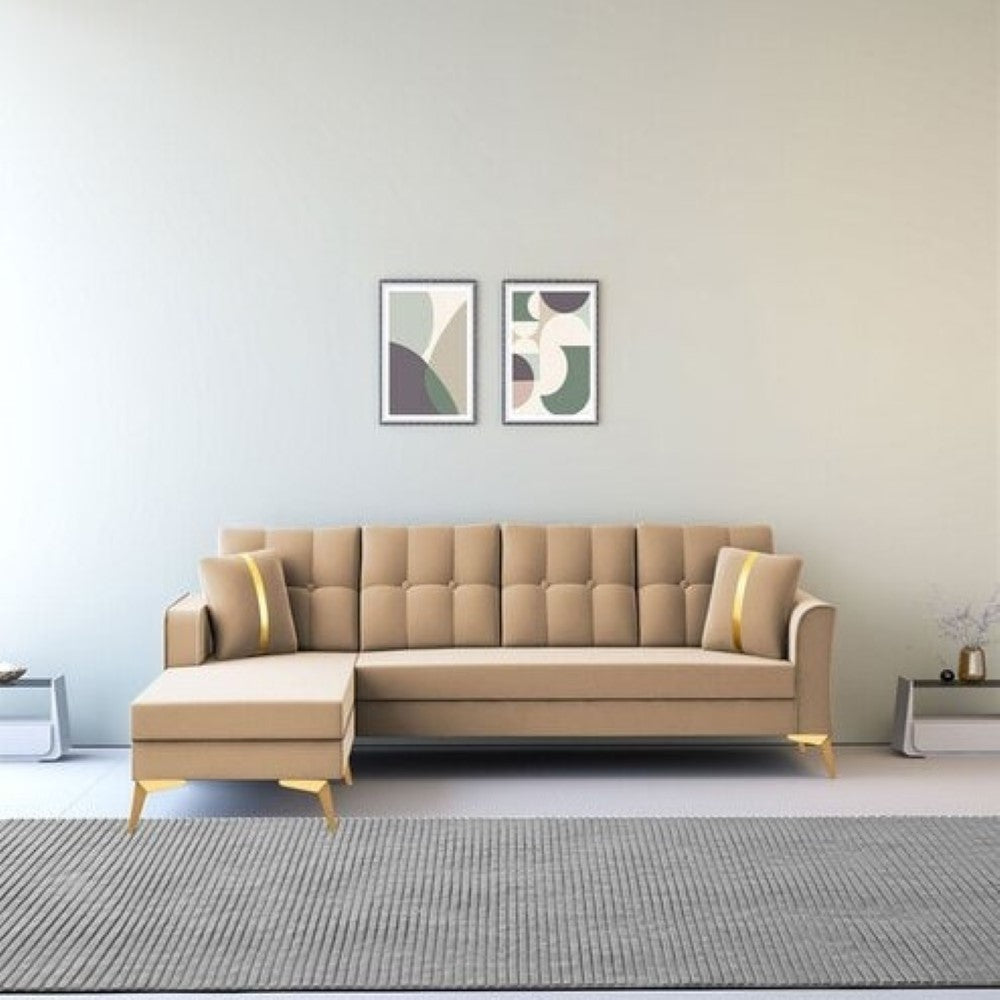 3 Seater Rectangular Shape Sofa Cum Bed for Living Room