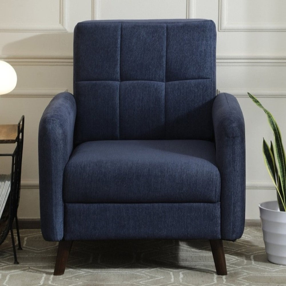 Benicio Velvet 1 Seater Sofa