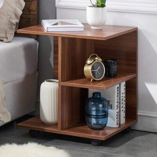 Walnut Watcher's Alcove Side Table