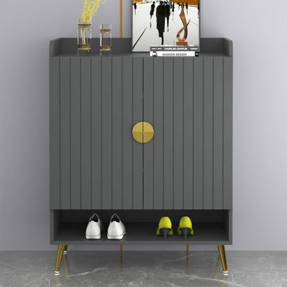 Ash Gray Heel Haven Shoe Cabinet